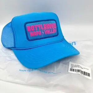 Authentic Bottlerock Music Festival Merch Trucker Hat Blue Napa Valley New! BOTTLEROCK Music Festival - Napa Valley Cap Corduroy  main image 4